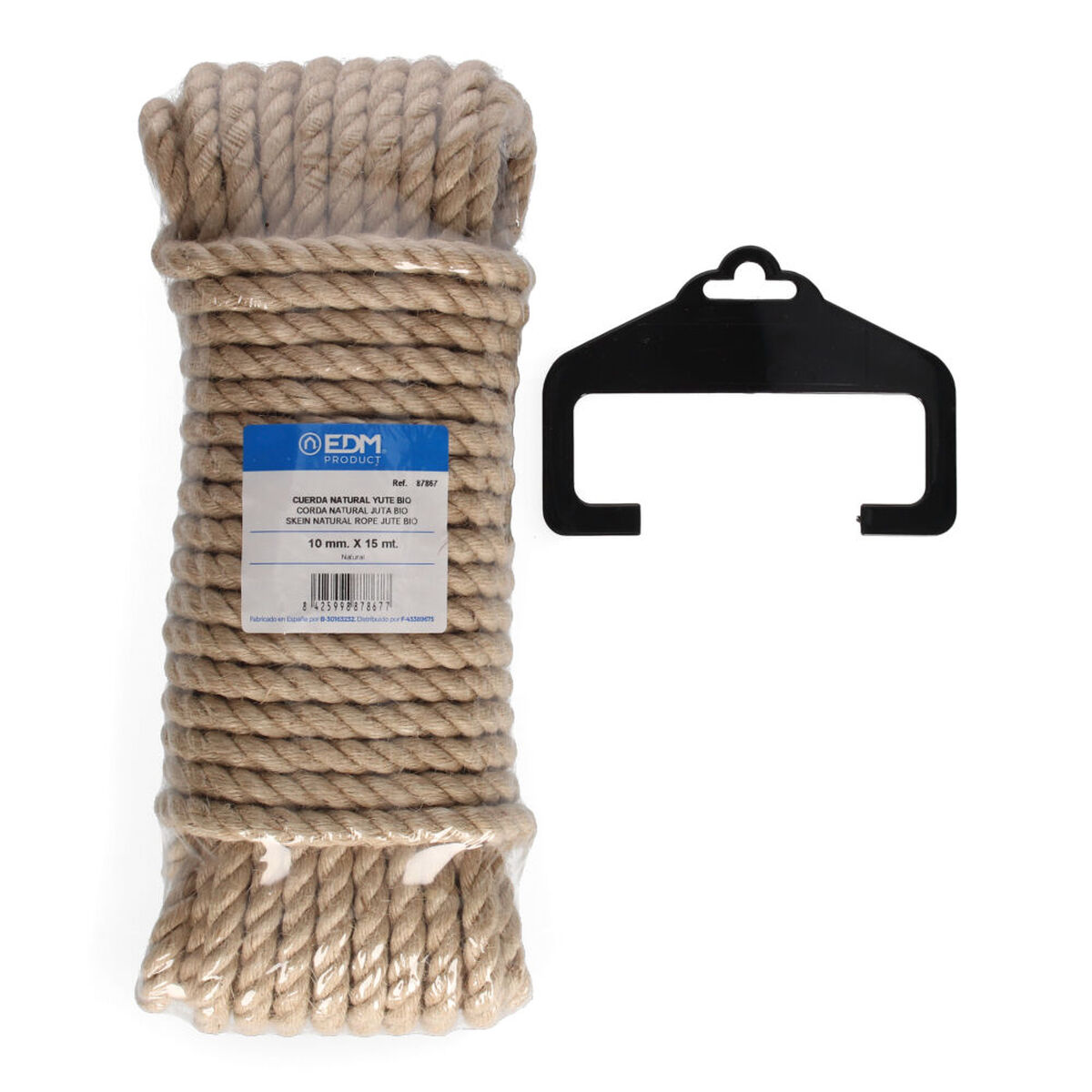 Rope EDM 87867 Natural Jute 15 m
